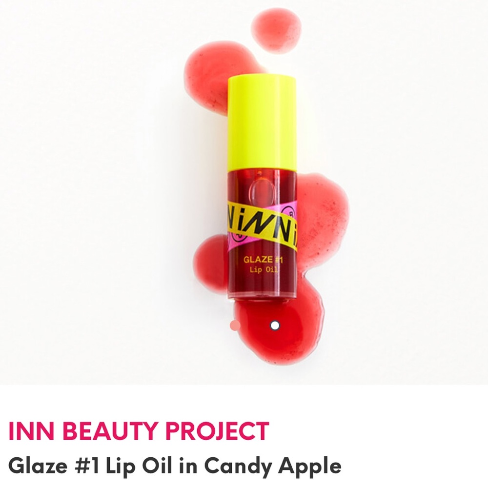 INN BEAUTY PROJECT
Glaze #1 Lip Oil in Candy Apple